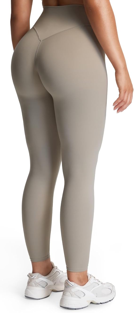 High Waisted Workout Leggings for Women Tummy Control Buttery Soft Yoga Metamorph Deep V Pants 26"