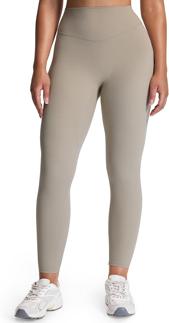 High Waisted Workout Leggings for Women Tummy Control Buttery Soft Yoga Metamorph Deep V Pants 26"